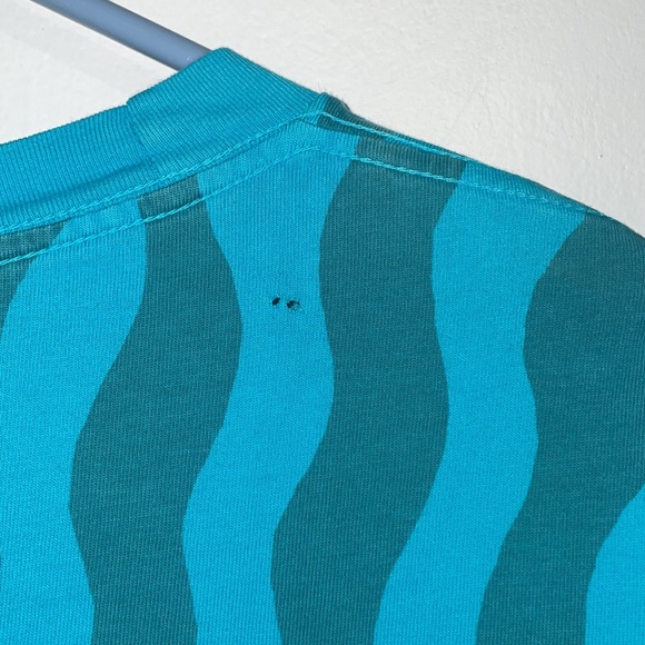 Size L Men's Obey Blue Long Sleeve Shirt - Picture 6 of 6